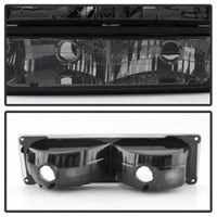 xTune Chevy Suburban 94-98 Headlights w/ Corner & Parking Lights 8pcs Smoked HD-JH-CCK88-AM-SM-SET OffRoadUSA.com