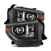 AlphaRex 14-21 Toyota Tundra MK II LUXX-Series LED Projector Headlights Black OffRoadUSA.com