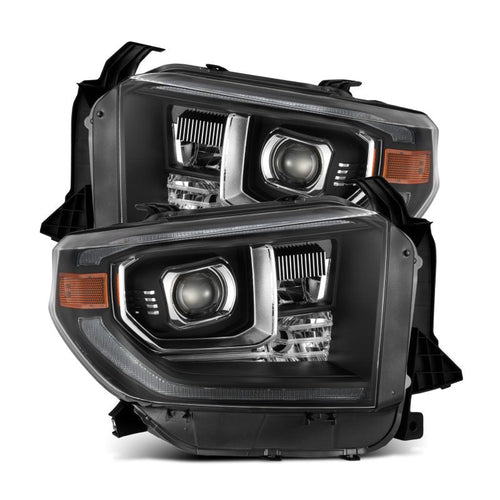AlphaRex 14-21 Toyota Tundra MK II LUXX-Series LED Projector Headlights Black OffRoadUSA.com