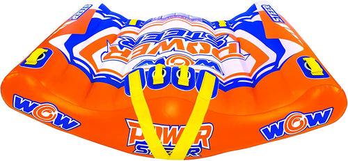 WOW Sports Power Steer 2 Person 2P Steerable Deck Tube Towable (22-WTO-4112) Jupiter Gear