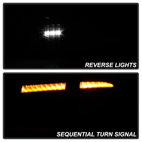 Spyder 08-14 Subara Impreza WRX Hatchback LED Tail Lights Seq Signal Black ALT-YD-SI085D-SEQ-BK OffRoadUSA.com