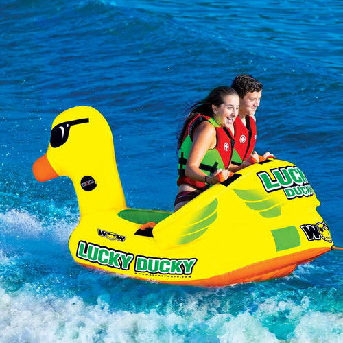 WOW Sports Lucky Ducky 2P Towable (19-1040) Jupiter Gear