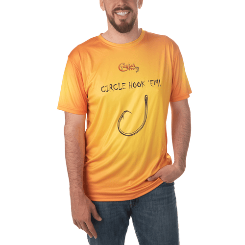 Catfish Pro Catfish Pro Circle Hook'Em Short Sleeve Fishing Shirt