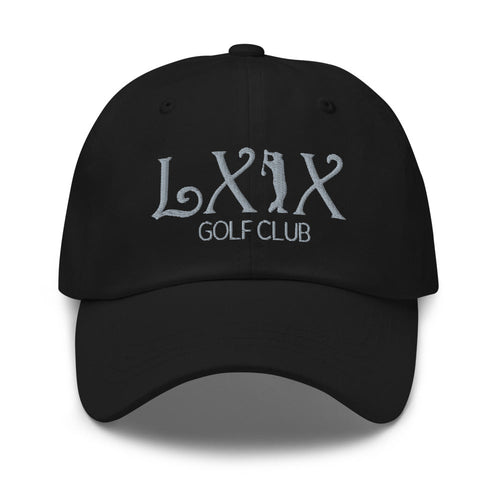 LXIX GOLF CLUB LXIX GOLF CLUB Curve Logo Dad Hat - Gray Logo