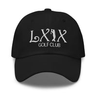 LXIX GOLF CLUB LXIX GOLF CLUB Curve Logo Dad Hat - White Logo