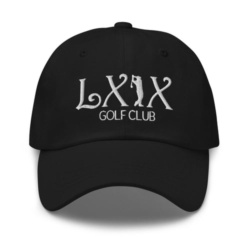 LXIX GOLF CLUB LXIX GOLF CLUB Curve Logo Dad Hat - White Logo