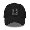 LXIX GOLF CLUB LXIX GOLF CLUB Four Box Logo Dad Hat - Gray Logo
