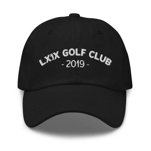 LXIX GOLF CLUB LXIX GOLF CLUB Arch Logo Dad Hat - White Logo