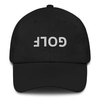 Upside Down Golf Dad Hat LXIX GOLF CLUB
