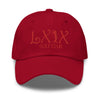 LXIX GOLF CLUB LXIX GOLF CLUB Curve Logo Dad Hat - Red Logo