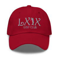LXIX GOLF CLUB LXIX GOLF CLUB Curve Logo Dad Hat - Gray Logo
