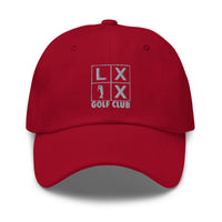 LXIX GOLF CLUB LXIX GOLF CLUB Four Box Logo Dad Hat - Gray Logo