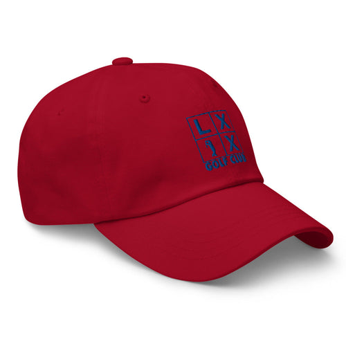 LXIX GOLF CLUB LXIX GOLF CLUB Four Box Logo Dad Hat - Blue Logo