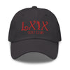LXIX GOLF CLUB LXIX GOLF CLUB Curve Logo Dad Hat - Red Logo