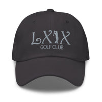 LXIX GOLF CLUB LXIX GOLF CLUB Curve Logo Dad Hat - Gray Logo