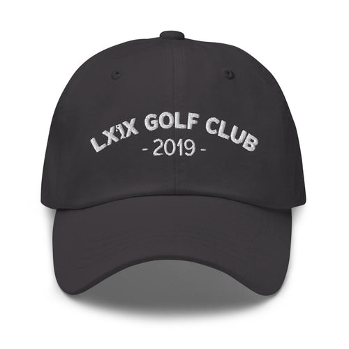 LXIX GOLF CLUB LXIX GOLF CLUB Arch Logo Dad Hat - White Logo