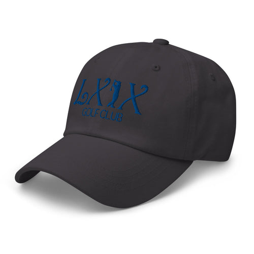 LXIX GOLF CLUB LXIX GOLF CLUB Curve Logo Dad Hat - Blue Logo