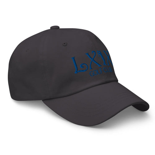 LXIX GOLF CLUB LXIX GOLF CLUB Curve Logo Dad Hat - Blue Logo