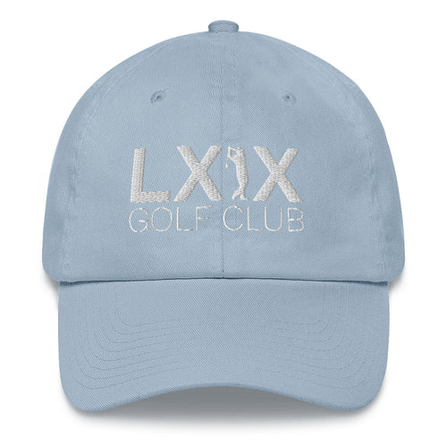 LXIX GOLF CLUB LXIX GOLF CLUB Swinger Logo Dad Hat - White Logo