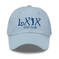 LXIX GOLF CLUB LXIX GOLF CLUB Curve Logo Dad Hat - Blue Logo