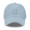 LXIX GOLF CLUB LXIX GOLF CLUB Four Box Logo Dad Hat - Gray Logo