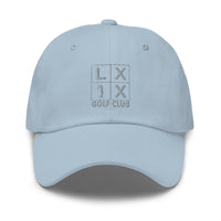 LXIX GOLF CLUB LXIX GOLF CLUB Four Box Logo Dad Hat - Gray Logo
