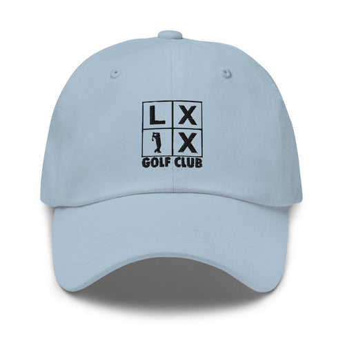 LXIX GOLF CLUB LXIX GOLF CLUB Four Box Logo Dad Hat - Black Logo