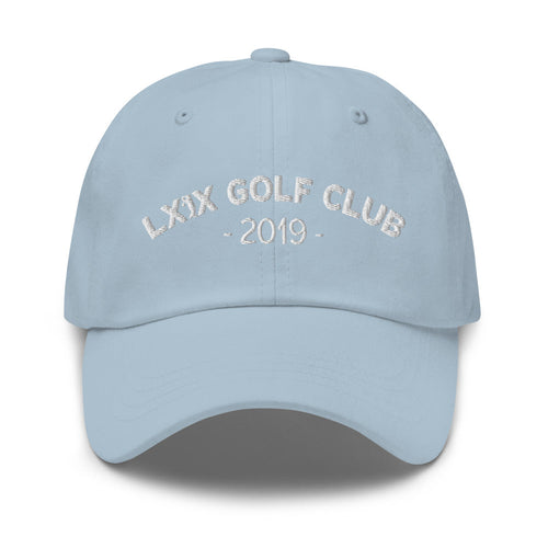 LXIX GOLF CLUB LXIX GOLF CLUB Arch Logo Dad Hat - White Logo