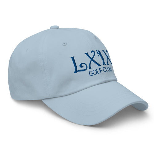 LXIX GOLF CLUB LXIX GOLF CLUB Curve Logo Dad Hat - Blue Logo
