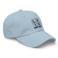 LXIX GOLF CLUB LXIX GOLF CLUB Four Box Logo Dad Hat - Black Logo