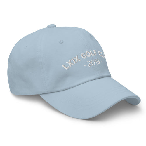 LXIX GOLF CLUB LXIX GOLF CLUB Arch Logo Dad Hat - White Logo