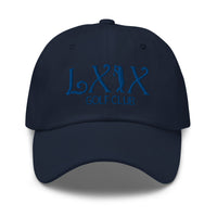 LXIX GOLF CLUB LXIX GOLF CLUB Curve Logo Dad Hat - Blue Logo