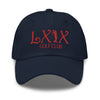 LXIX GOLF CLUB LXIX GOLF CLUB Curve Logo Dad Hat - Red Logo
