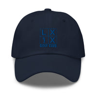 LXIX GOLF CLUB LXIX GOLF CLUB Four Box Logo Dad Hat - Blue Logo