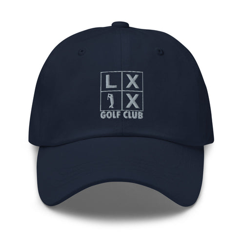 LXIX GOLF CLUB LXIX GOLF CLUB Four Box Logo Dad Hat - Gray Logo
