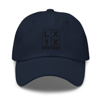 LXIX GOLF CLUB LXIX GOLF CLUB Four Box Logo Dad Hat - Black Logo