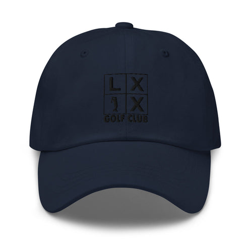 LXIX GOLF CLUB LXIX GOLF CLUB Four Box Logo Dad Hat - Black Logo