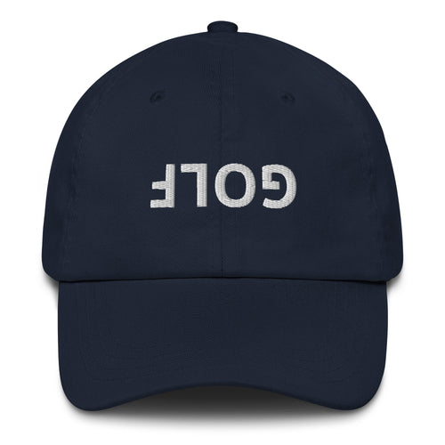 Upside Down Golf Dad Hat LXIX GOLF CLUB