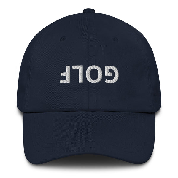 Upside Down Golf Dad Hat LXIX GOLF CLUB