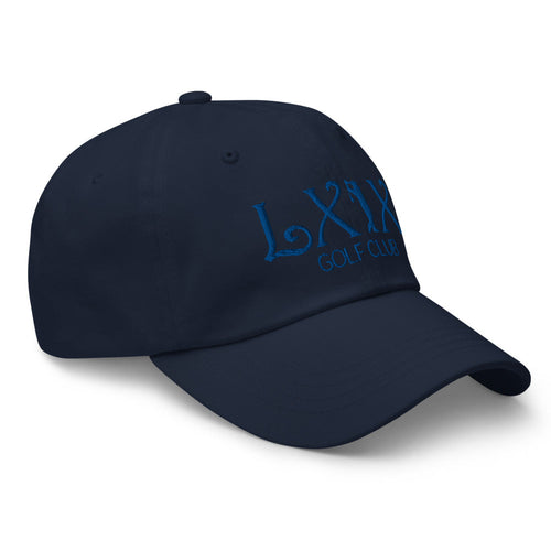 LXIX GOLF CLUB LXIX GOLF CLUB Curve Logo Dad Hat - Blue Logo
