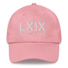 LXIX GOLF CLUB LXIX GOLF CLUB Swinger Logo Dad Hat - White Logo