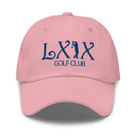 LXIX GOLF CLUB LXIX GOLF CLUB Curve Logo Dad Hat - Blue Logo