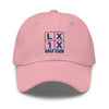 LXIX GOLF CLUB LXIX GOLF CLUB Four Box Logo Dad Hat - Blue Logo