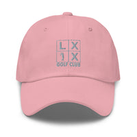 LXIX GOLF CLUB LXIX GOLF CLUB Four Box Logo Dad Hat - Gray Logo