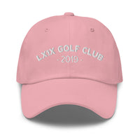 LXIX GOLF CLUB LXIX GOLF CLUB Arch Logo Dad Hat - White Logo