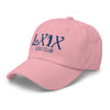 LXIX GOLF CLUB LXIX GOLF CLUB Curve Logo Dad Hat - Blue Logo