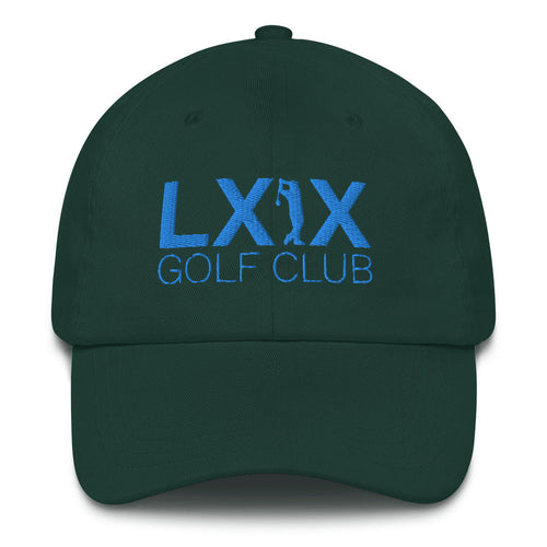 LXIX GOLF CLUB LXIX GOLF CLUB Swinger Logo Dad Hat - Aqua Logo