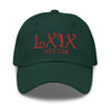 LXIX GOLF CLUB LXIX GOLF CLUB Curve Logo Dad Hat - Red Logo