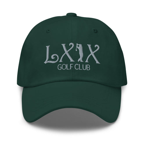 LXIX GOLF CLUB LXIX GOLF CLUB Curve Logo Dad Hat - Gray Logo