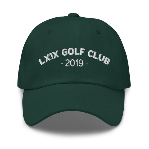 LXIX GOLF CLUB LXIX GOLF CLUB Arch Logo Dad Hat - White Logo